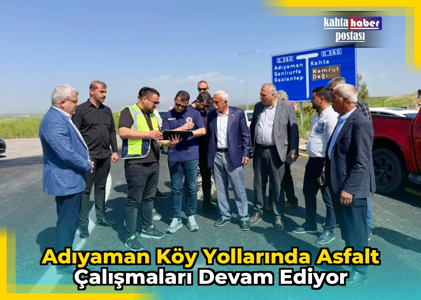 Adıyaman Köy Yollarında Asfalt Çalışmaları Devam Ediyor