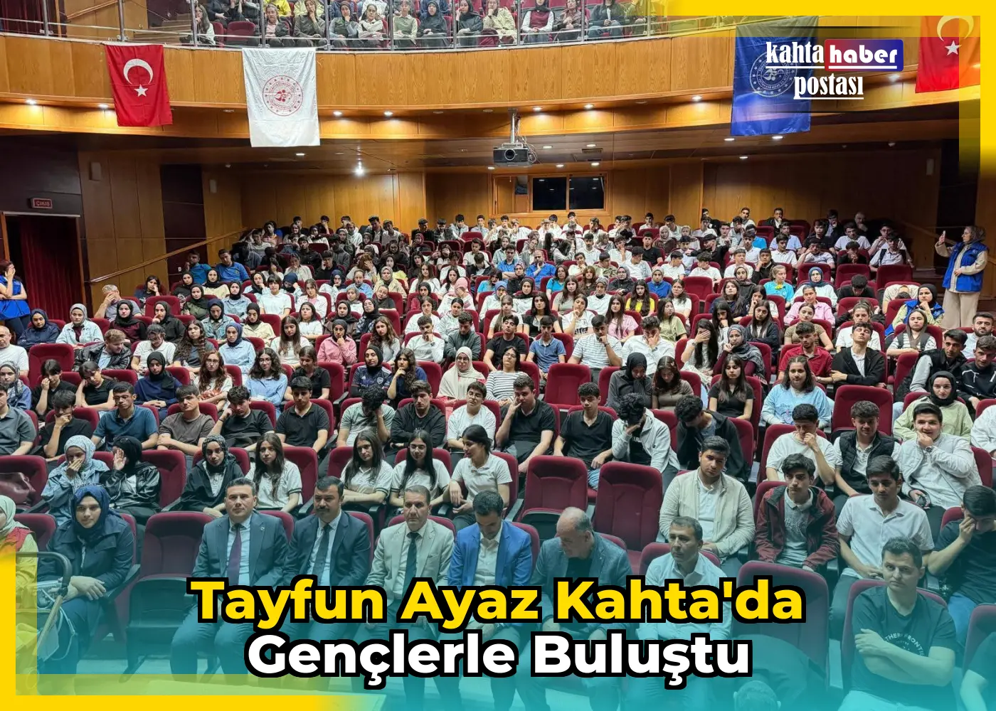 Tayfun Ayaz Kahta'da Gençlerle Buluştu
