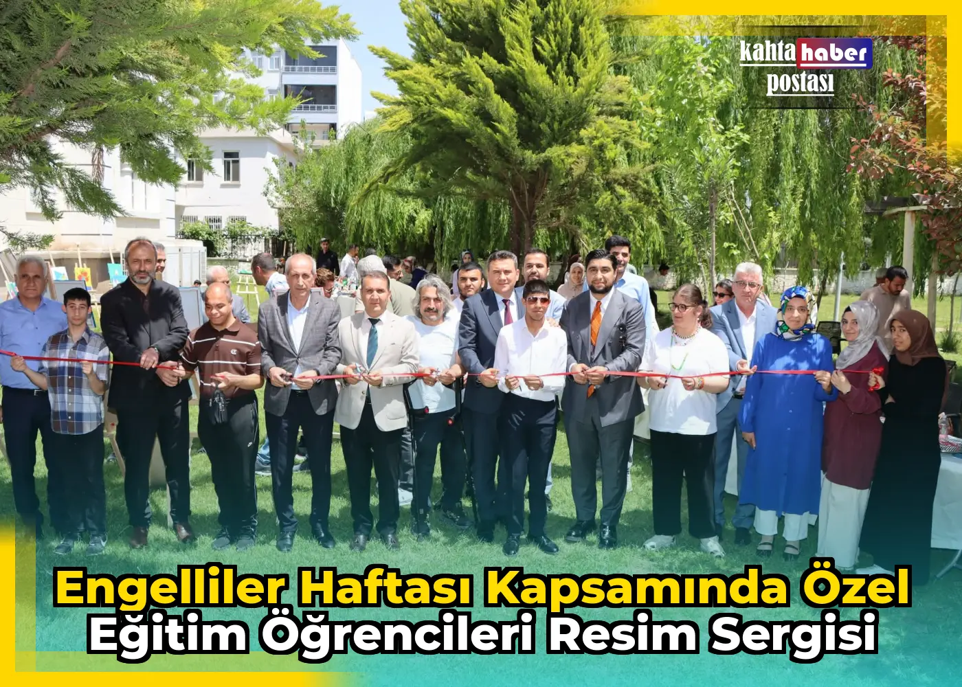 Engelliler Haftası Kapsamında Özel Eğitim Öğrencileri Resim Sergisi
