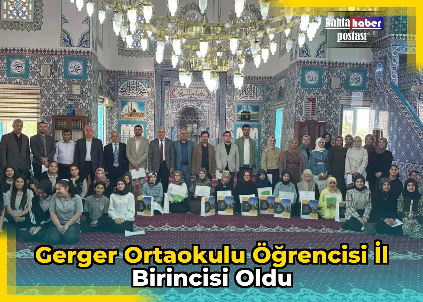 Gerger Ortaokulu Öğrencisi İl Birincisi Oldu