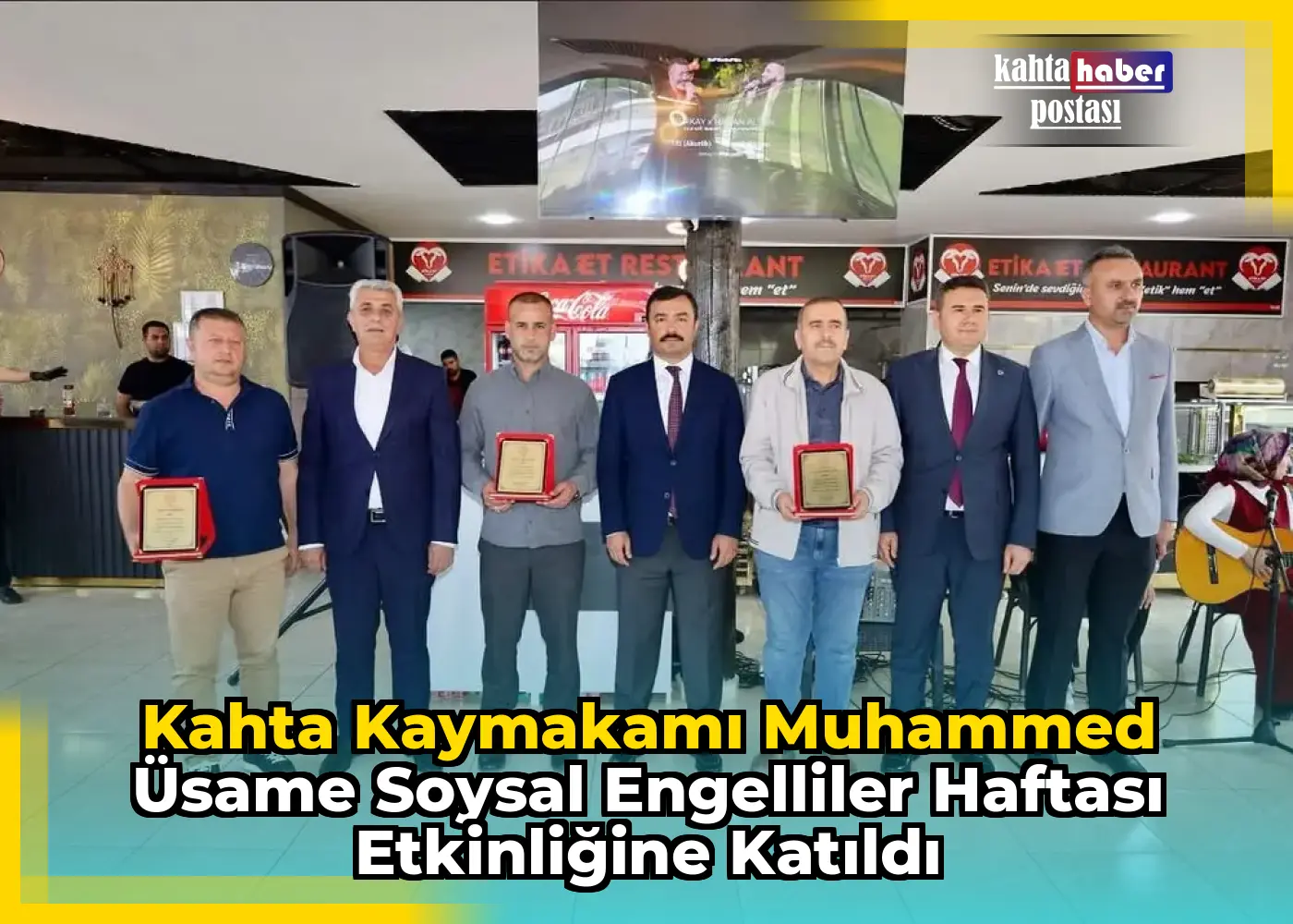 Kahta Kaymakamı Muhammed Üsame Soysal Engelliler Haftası Etkinliğine Katıldı