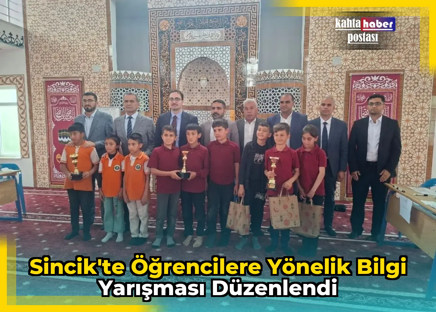 Sincik'te Öğrencilere Yönelik Bilgi Yarışması Düzenlendi
