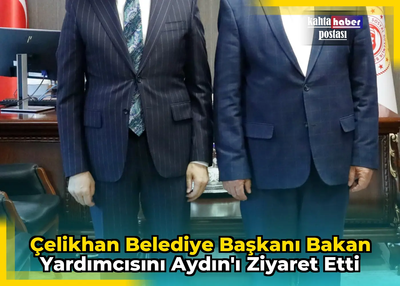 Çelikhan Belediye Başkanı Bakan Yardımcısını Aydın'ı  Ziyaret Etti