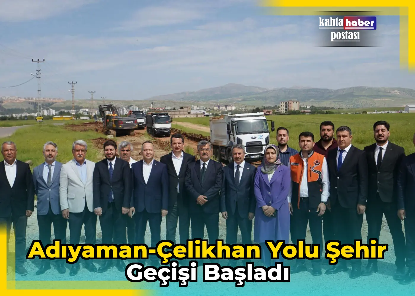 Adıyaman-Çelikhan Yolu Şehir Geçişi Başladı