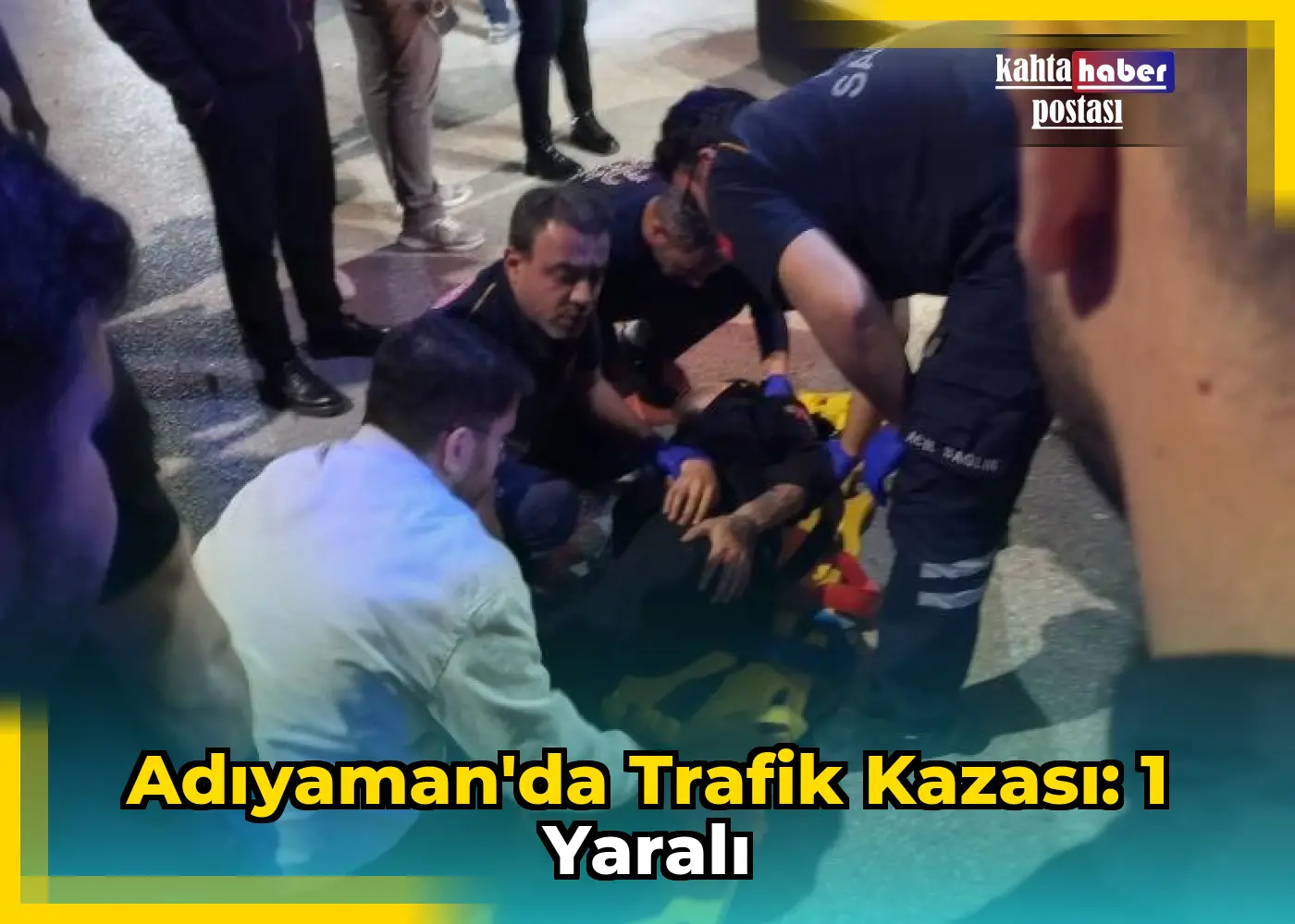 Adıyaman'da Trafik Kazası: 1 Yaralı