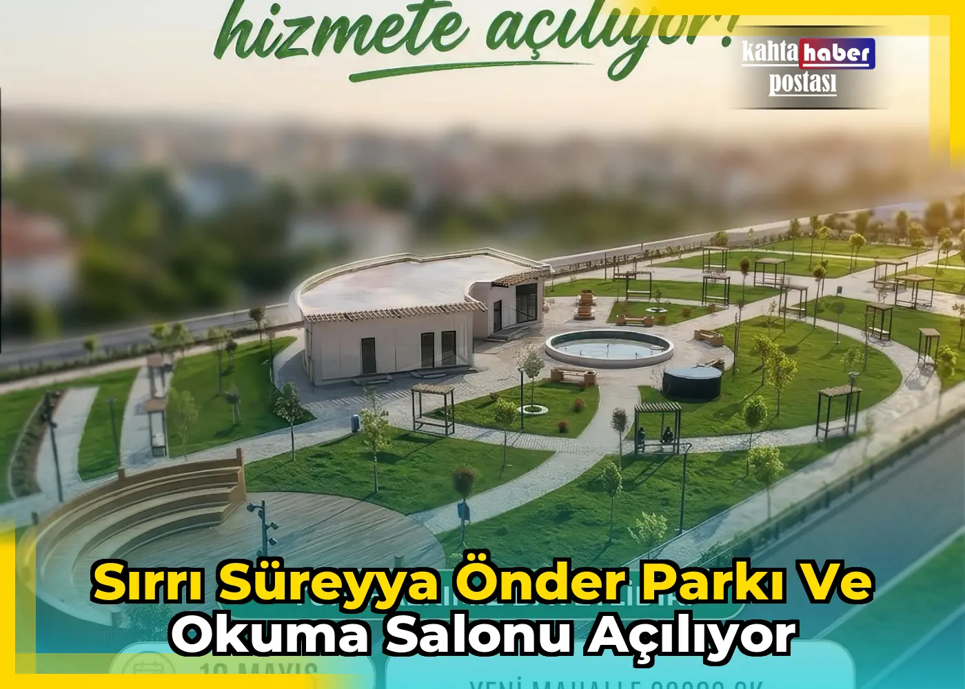 Sırrı Süreyya Önder Parkı ve Okuma Salonu Açılıyor