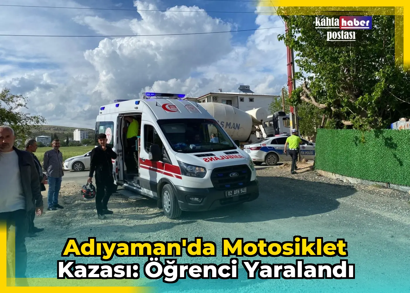Adıyaman'da Motosiklet Kazası: Öğrenci Yaralandı