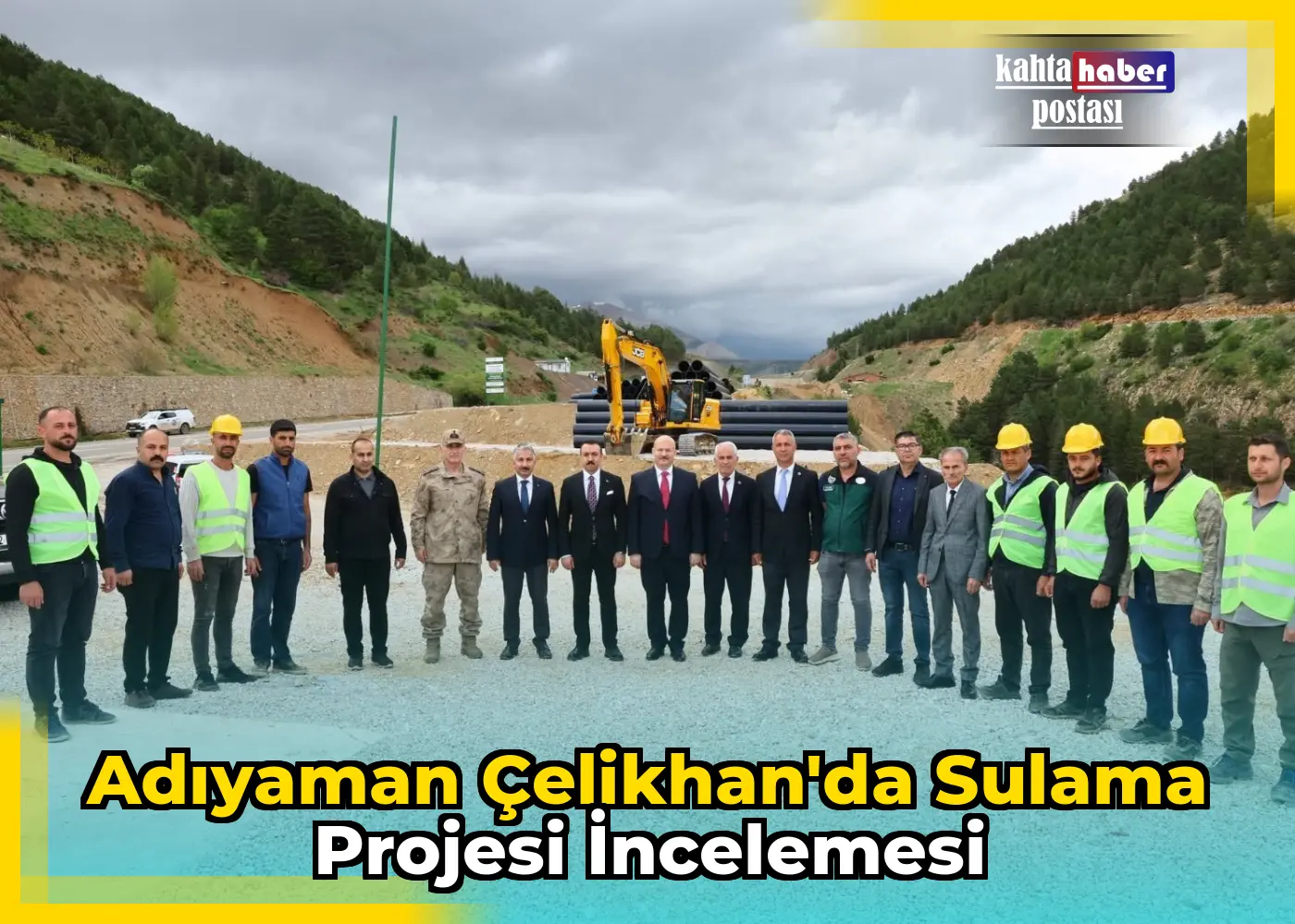 Adıyaman Çelikhan'da Sulama Projesi İncelemesi
