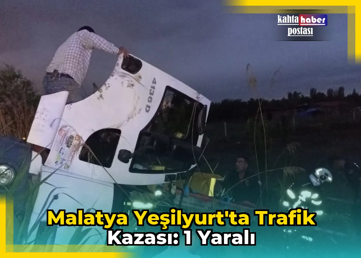 Malatya Yeşilyurt'ta Trafik Kazası: 1 Yaralı