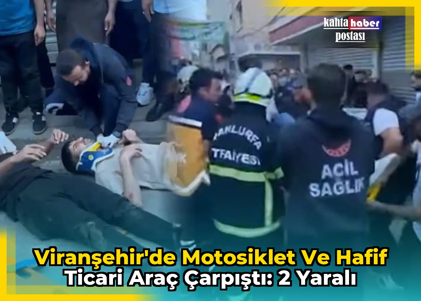 Viranşehir'de Motosiklet ve Hafif Ticari Araç Çarpıştı: 2 Yaralı