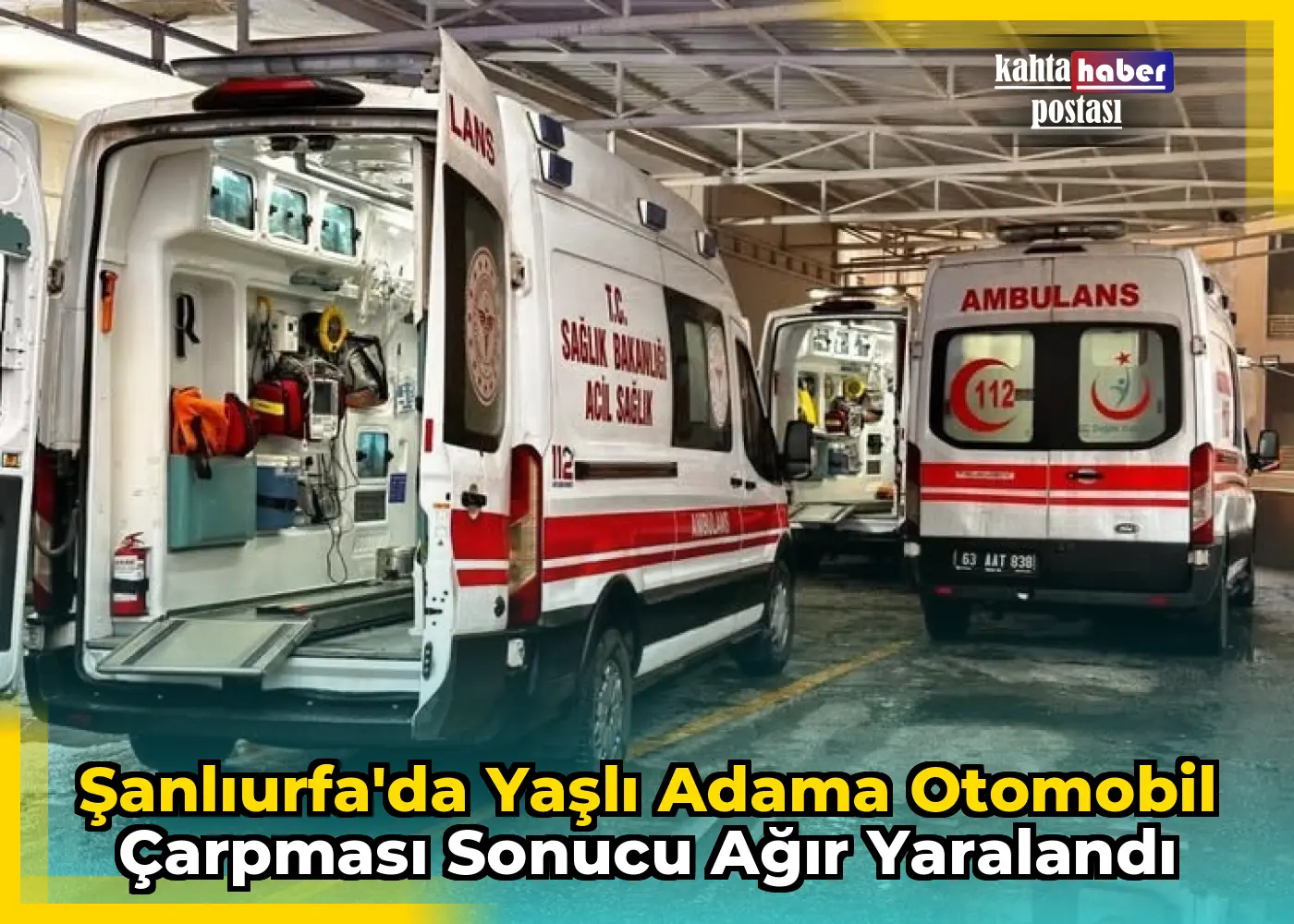 Şanlıurfa'da Yaşlı Adama Otomobil Çarpması Sonucu Ağır Yaralandı