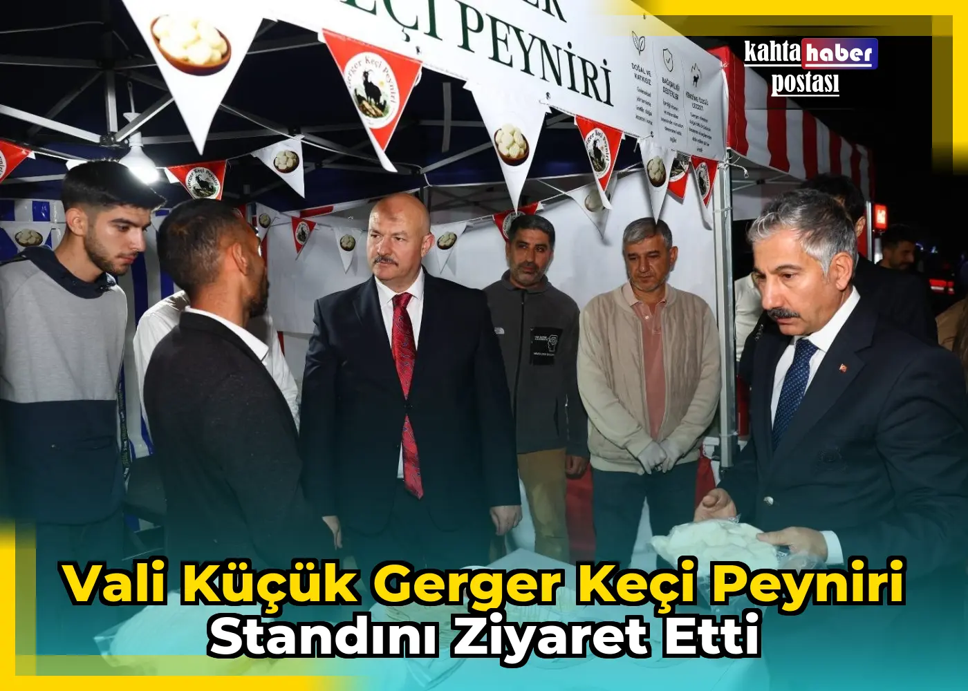 Vali Küçük Gerger Keçi Peyniri Standını Ziyaret Etti