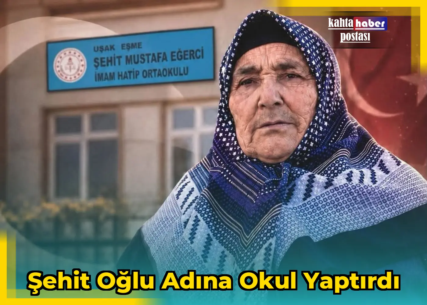 Şehit Oğlu Adına Okul Yaptırdı