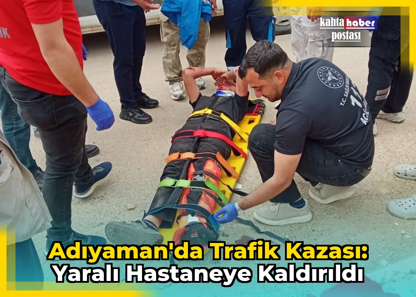 Adıyaman'da Trafik Kazası: Yaralı Hastaneye Kaldırıldı