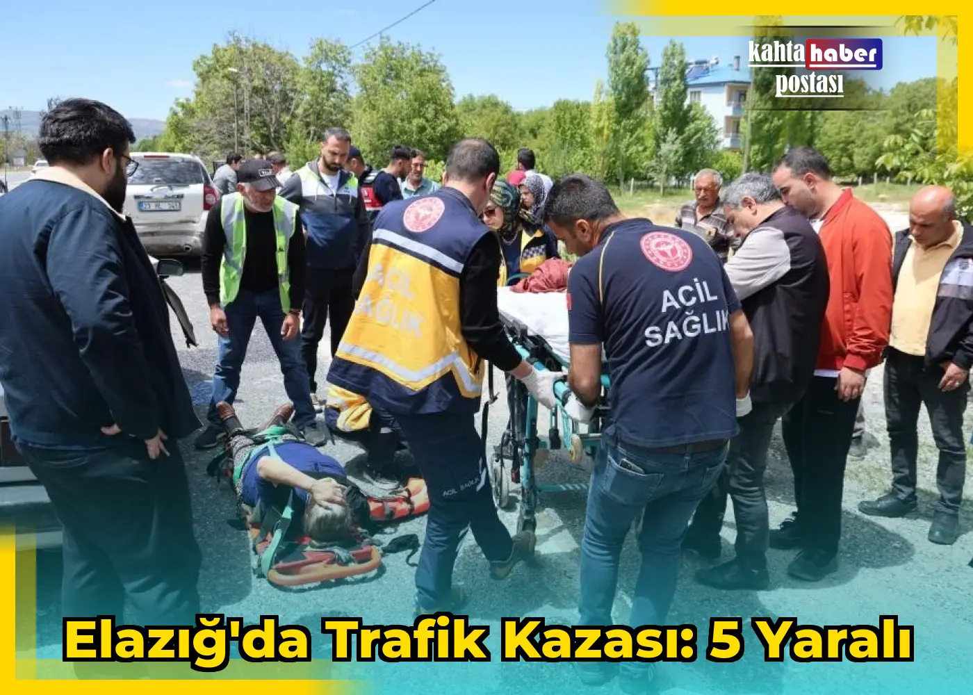Elazığ'da Trafik Kazası: 5 Yaralı
