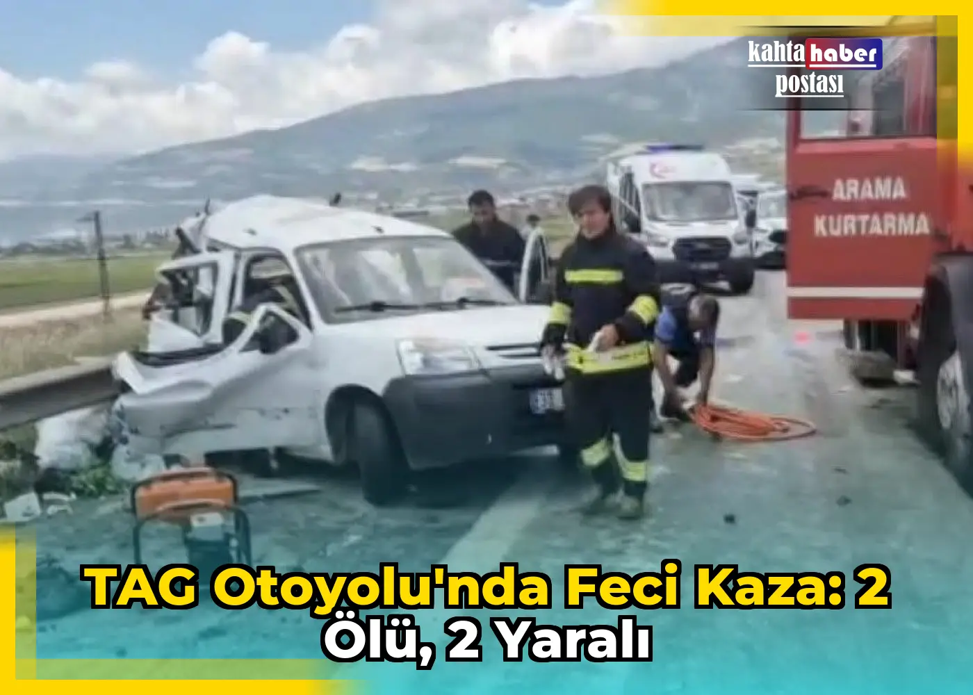 TAG Otoyolu'nda Feci Kaza: 2 Ölü, 2 Yaralı