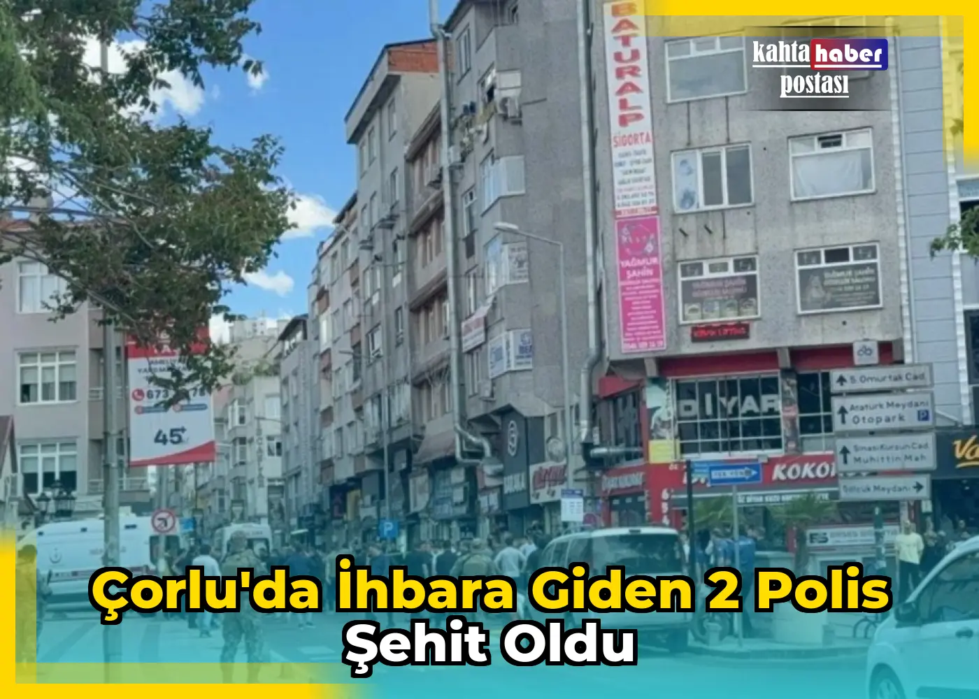 Çorlu'da İhbara Giden  2 Polis Şehit Oldu