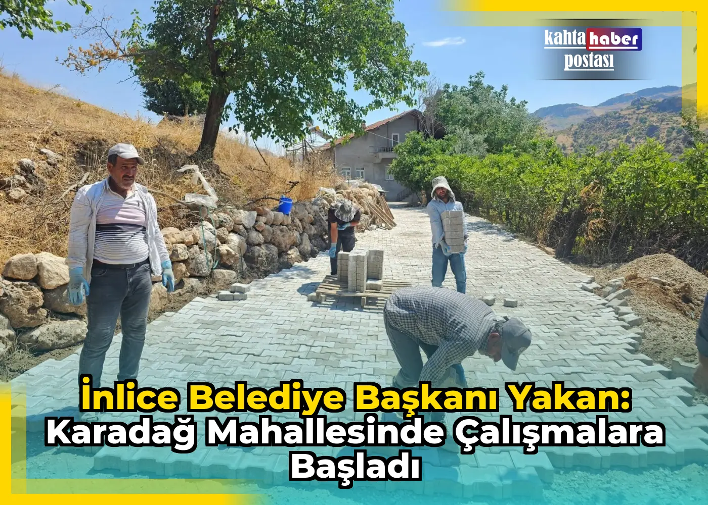 İnlice Belediye Başkanı Yakan: Karadağ Mahallesinde Çalışmalara Başladı