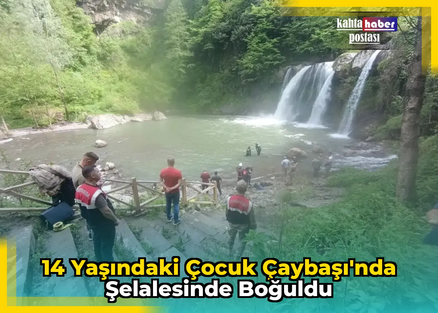 14 Yaşındaki Çocuk Çaybaşı'nda Şelalesinde Boğuldu
