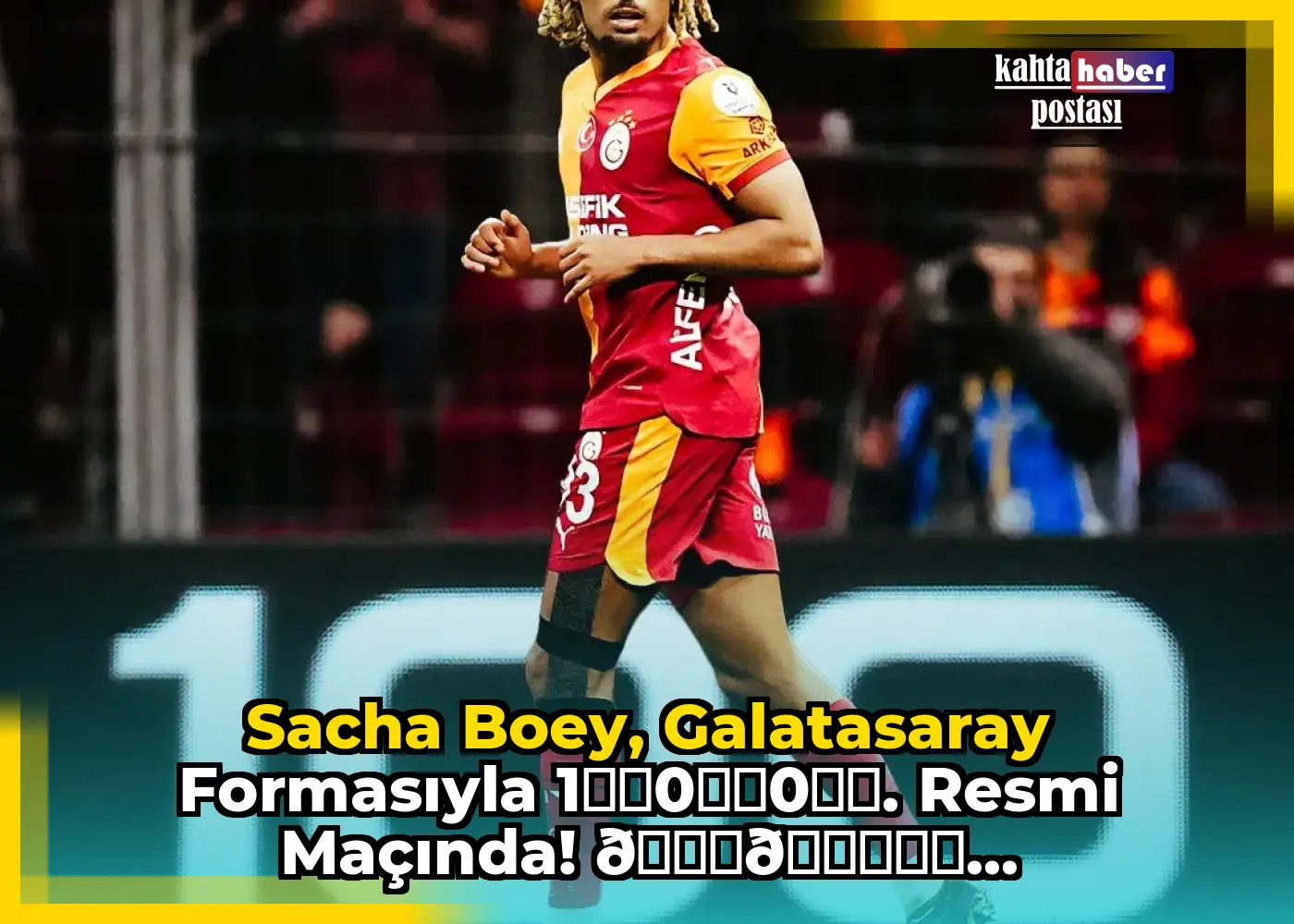Sacha Boey, Galatasaray formasıyla 1️⃣0️⃣0️⃣. resmi maçında! 👏💛❤️...