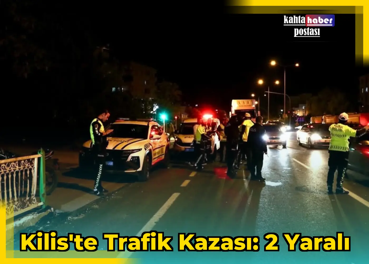 Kilis'te Trafik Kazası: 2 Yaralı