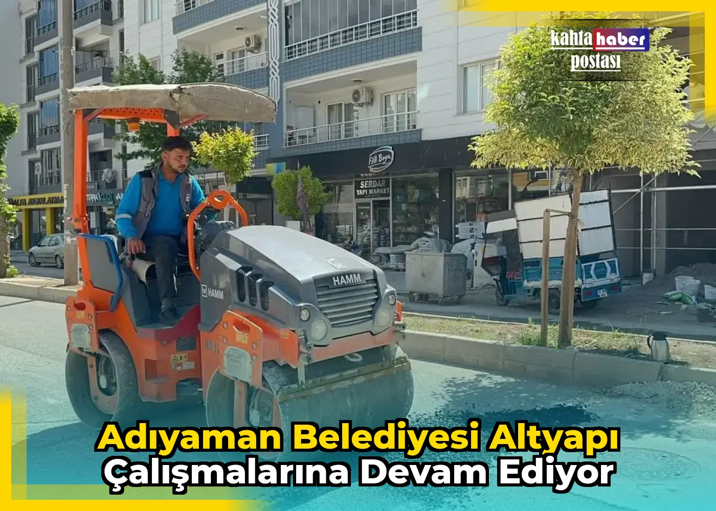 Adıyaman Belediyesi Altyapı Çalışmalarına Devam Ediyor