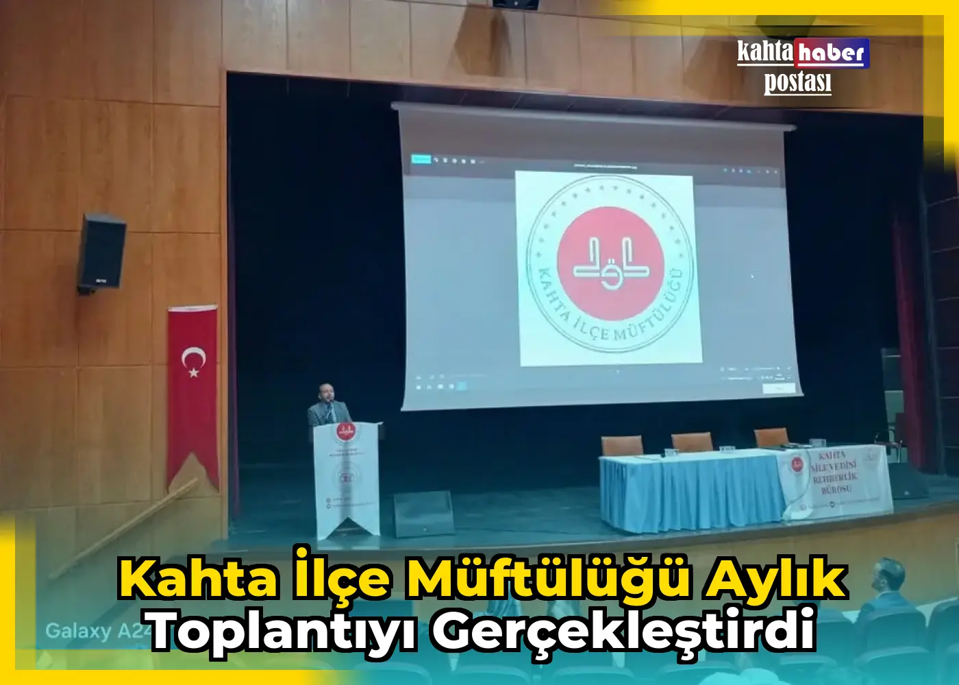 Kahta İlçe Müftülüğü Aylık Toplantıyı Gerçekleştirdi