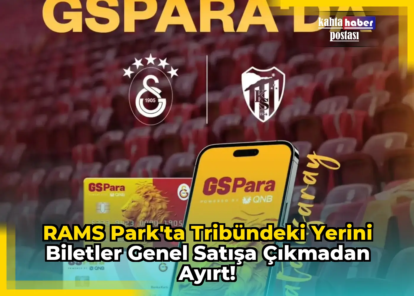 RAMS Park'ta Tribündeki Yerini Biletler Genel Satışa Çıkmadan Ayırt!