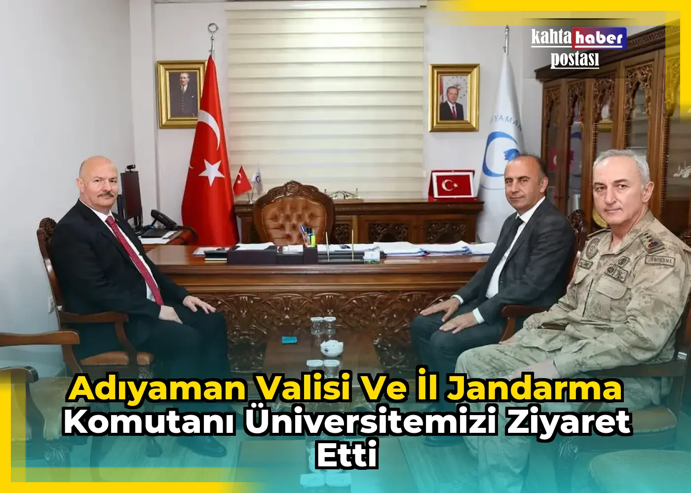 Adıyaman Valisi ve İl Jandarma Komutanı Üniversitemizi Ziyaret Etti