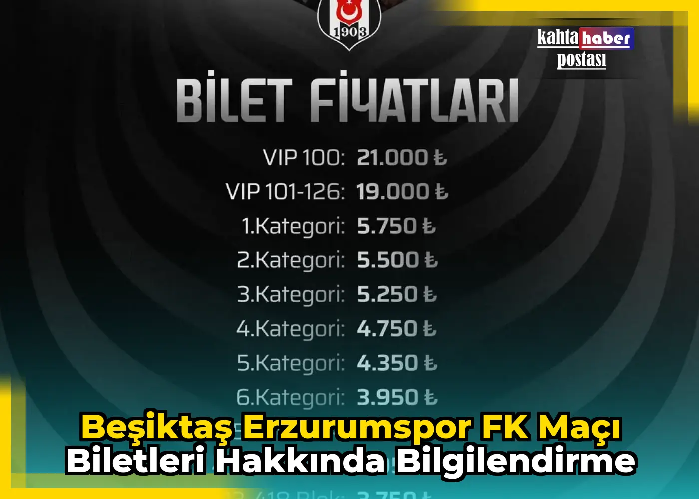 Beşiktaş Erzurumspor FK Maçı Biletleri Hakkında Bilgilendirme