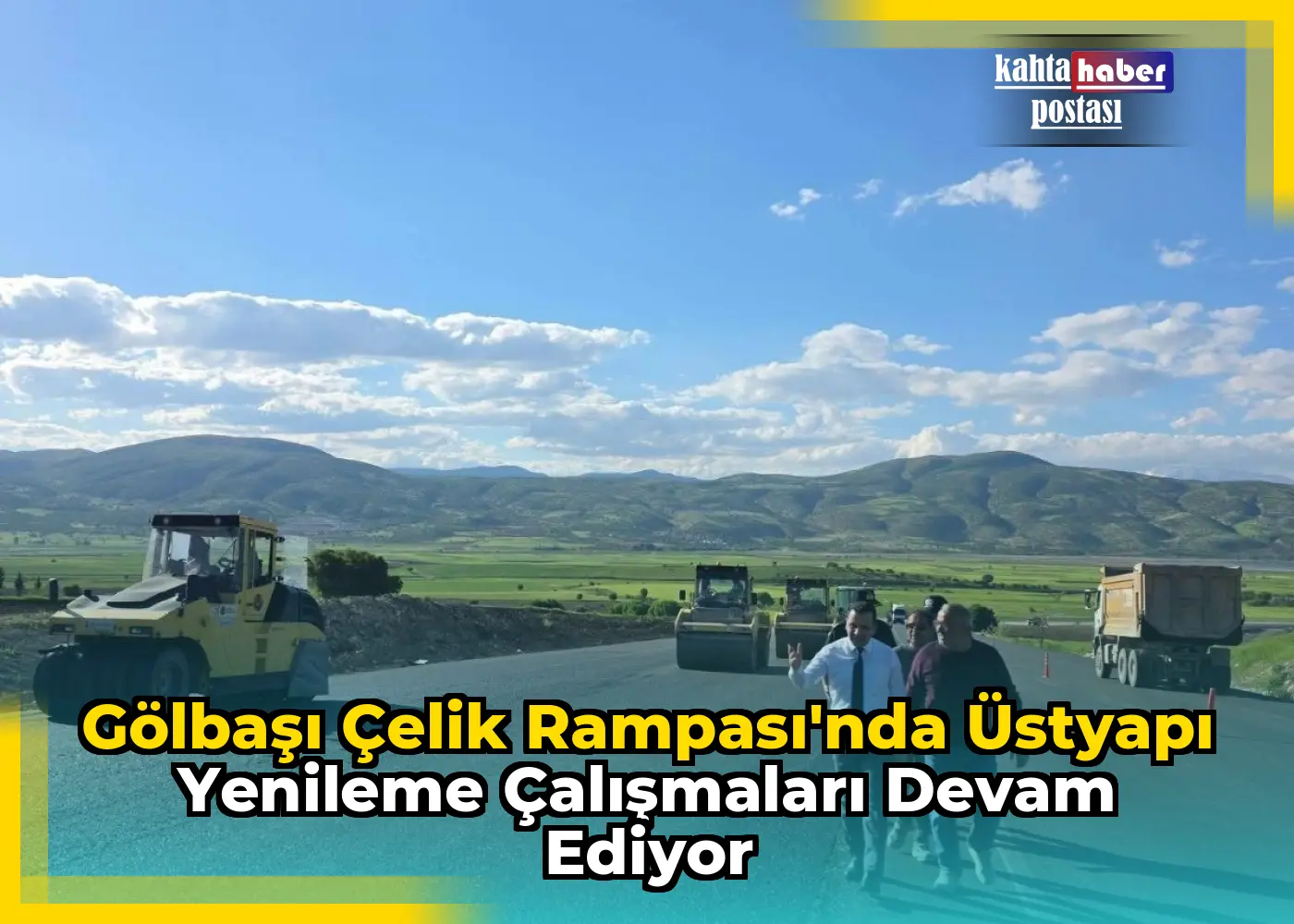 Gölbaşı Çelik Rampası'nda Üstyapı Yenileme Çalışmaları Devam Ediyor