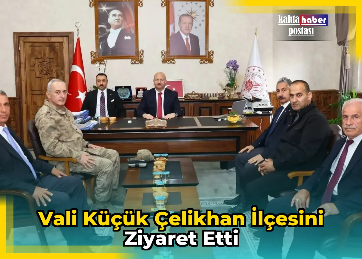 Vali Küçük Çelikhan İlçesini Ziyaret Etti