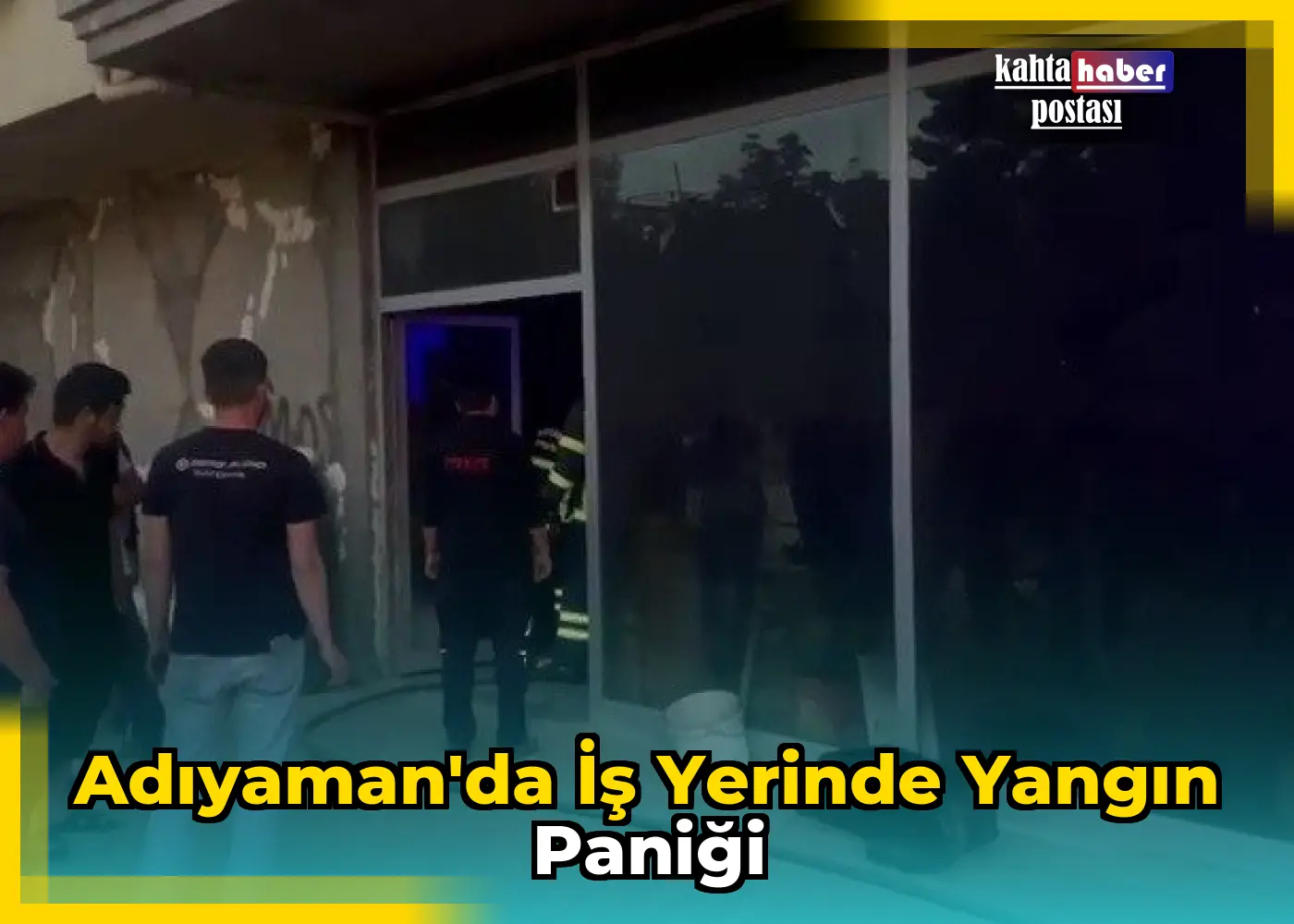 Adıyaman'da İş Yerinde Yangın Paniği