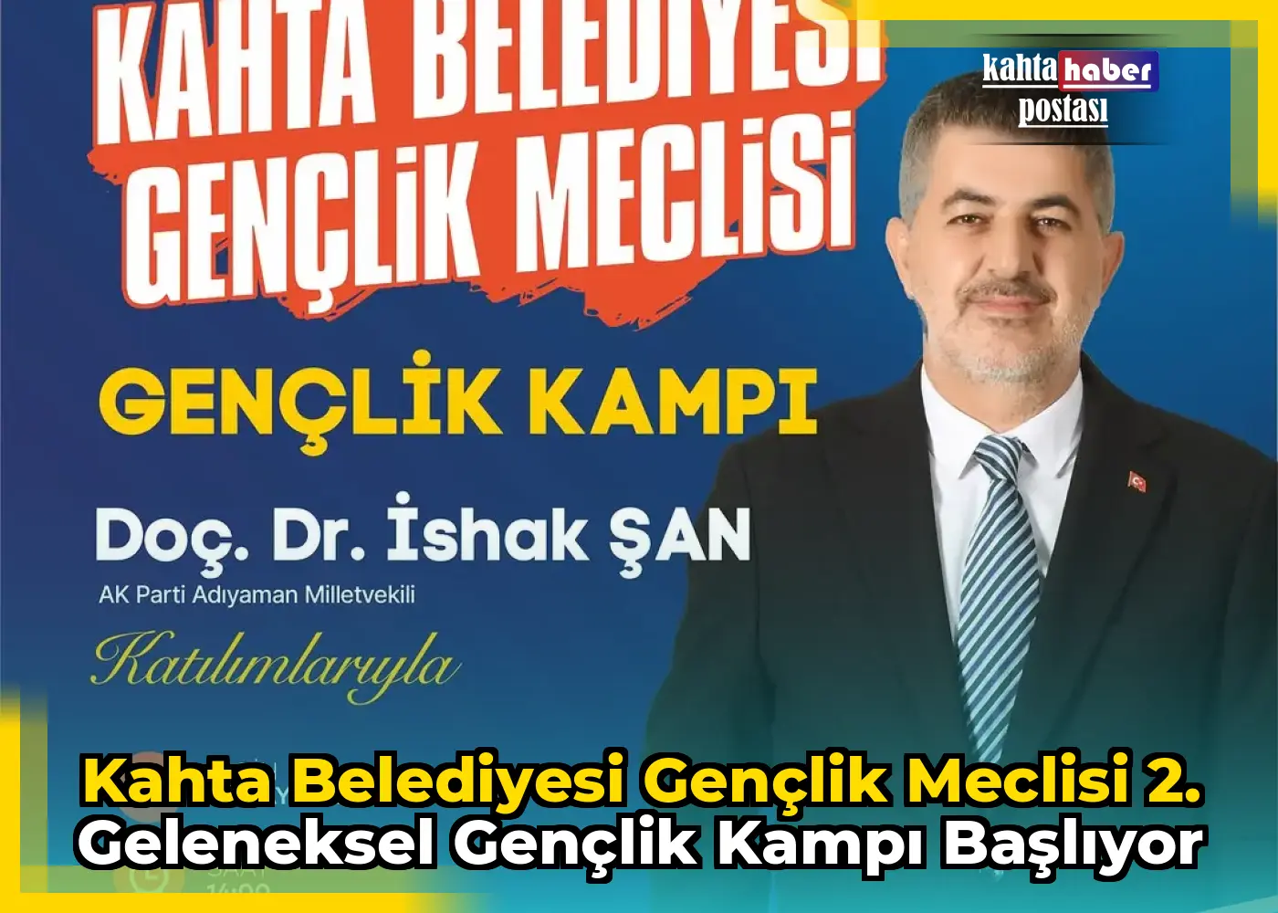 Kahta Belediyesi Gençlik Meclisi 2. Geleneksel Gençlik Kampı Başlıyor