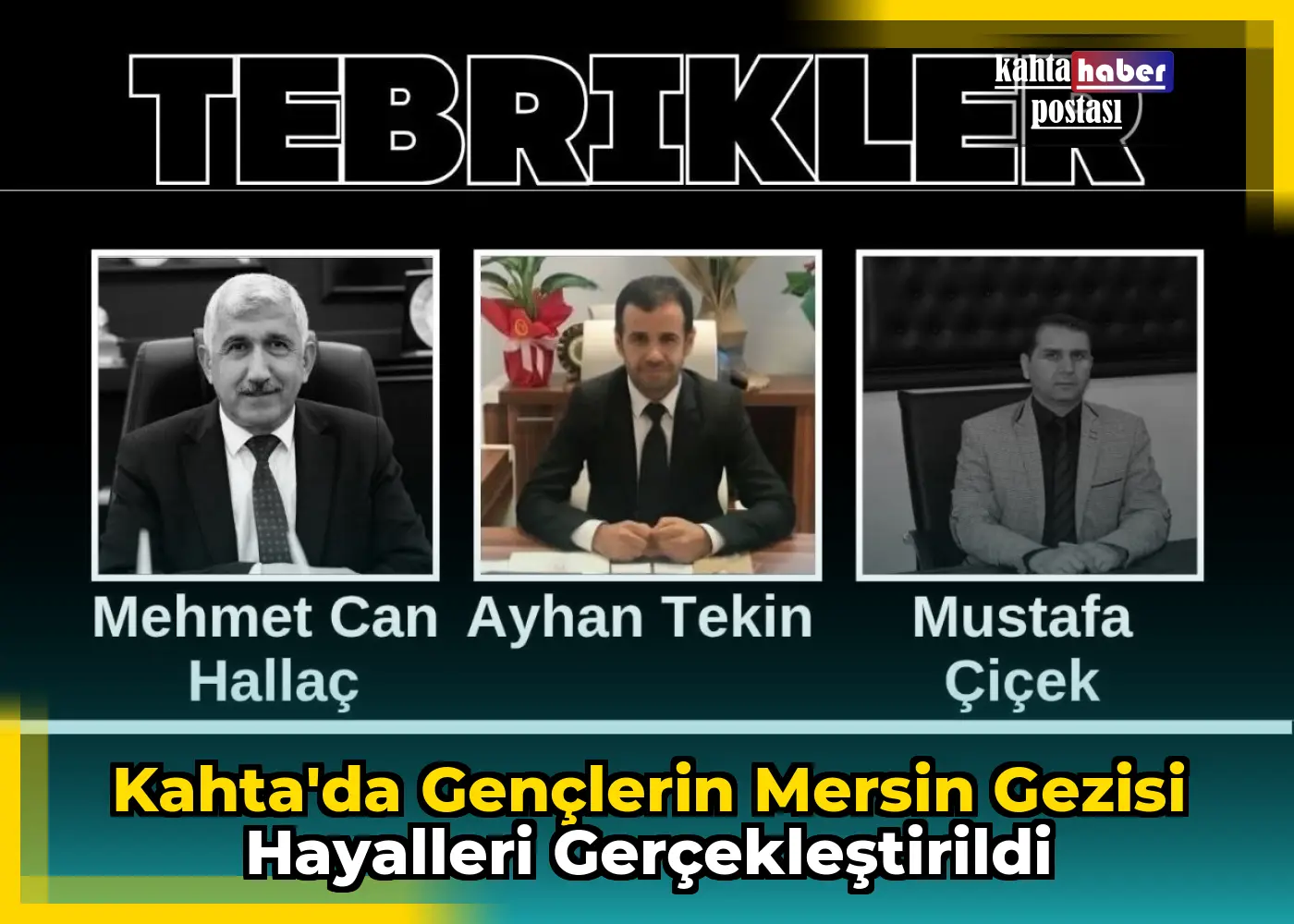 Kahta'da Gençlerin Mersin Gezisi Hayalleri Gerçekleştirildi