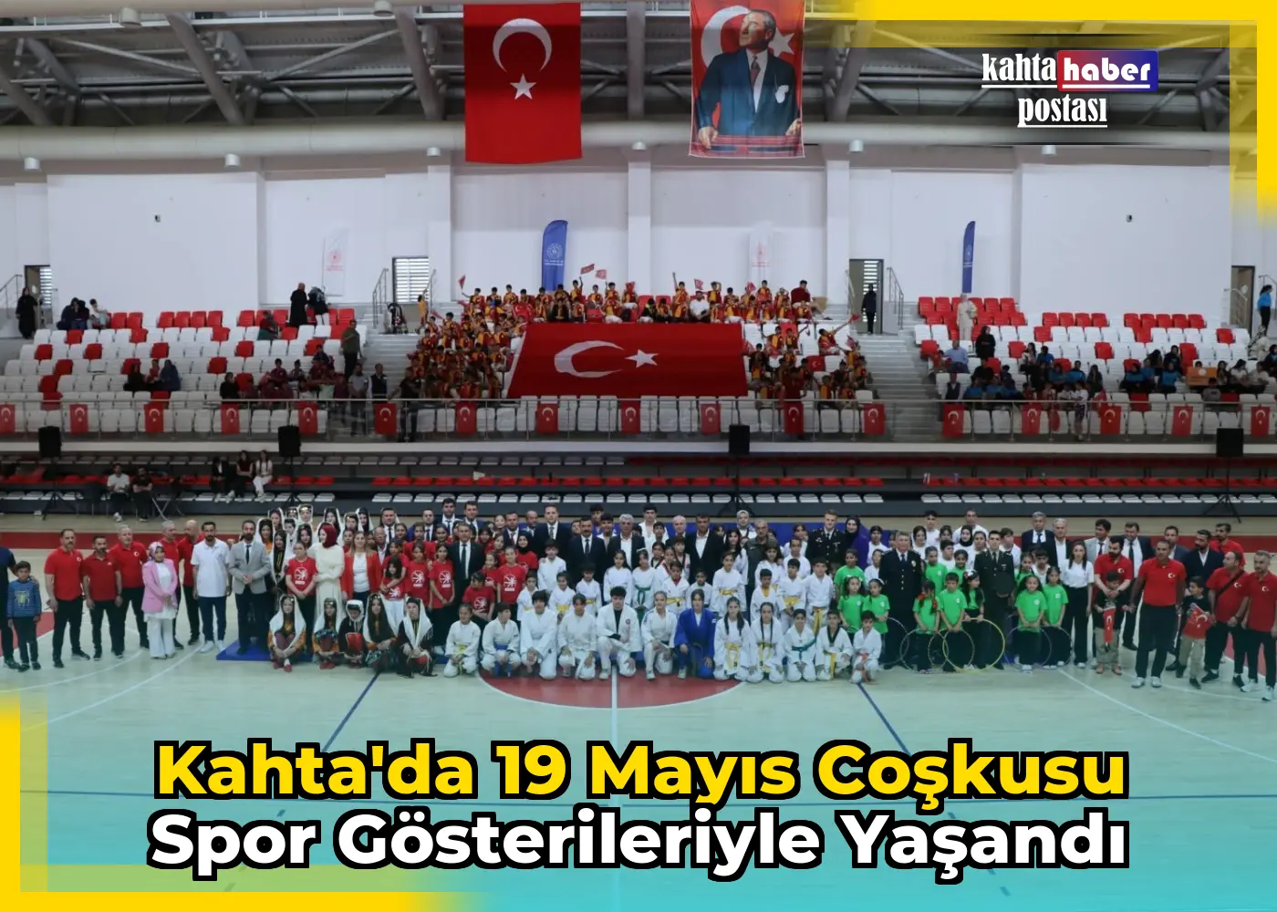 Kahta'da 19 Mayıs Coşkusu Spor Gösterileriyle Yaşandı