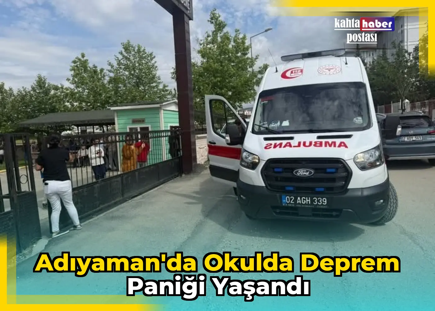 Adıyaman'da Okulda Deprem Paniği Yaşandı