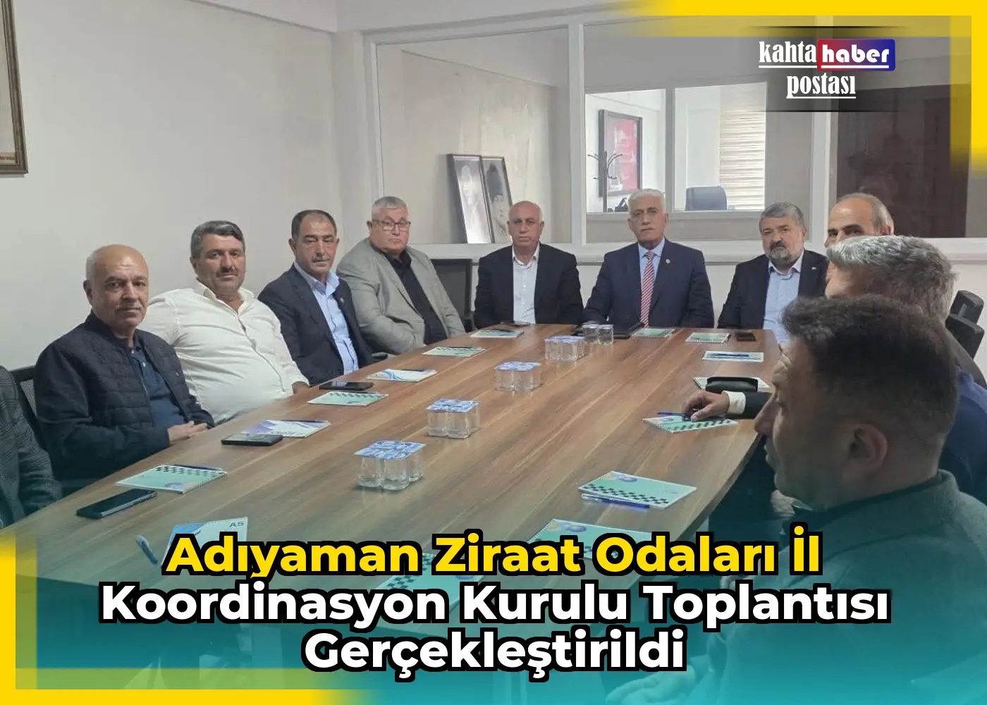 Adıyaman Ziraat Odaları İl Koordinasyon Kurulu Toplantısı Gerçekleştirildi