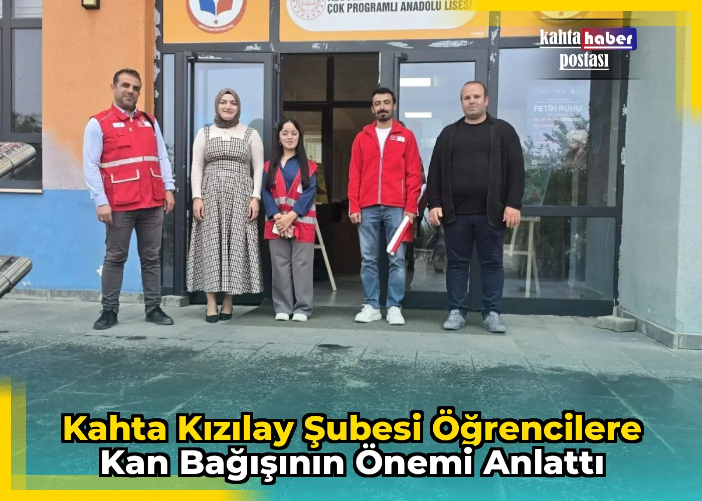 Kahta Kızılay Şubesi Öğrencilere Kan Bağışının Önemi Anlattı
