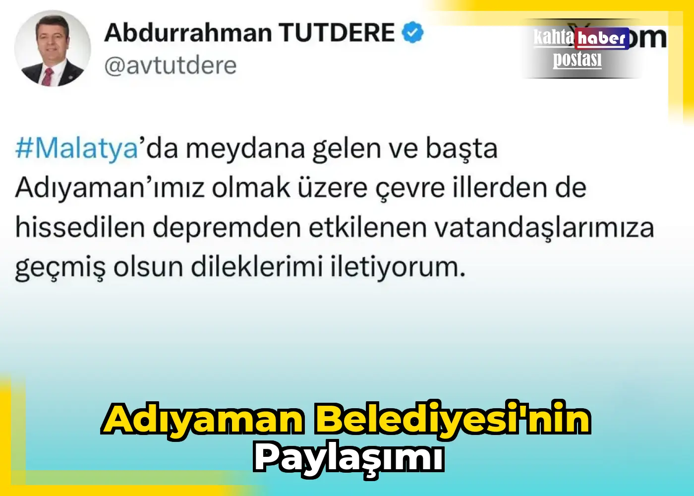 Adıyaman Belediyesi'nin Paylaşımı