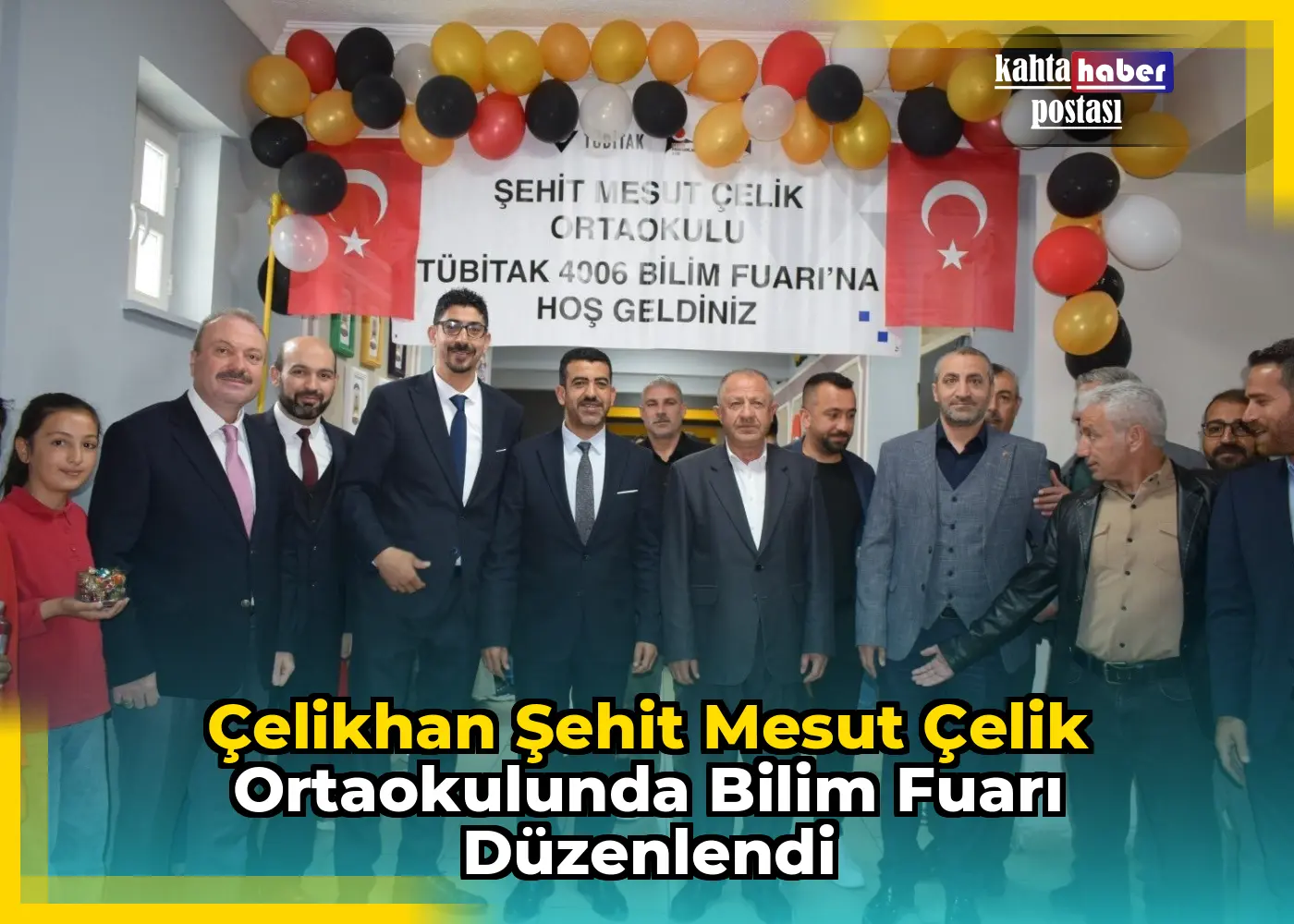 Çelikhan Şehit Mesut Çelik Ortaokulunda Bilim Fuarı Düzenlendi