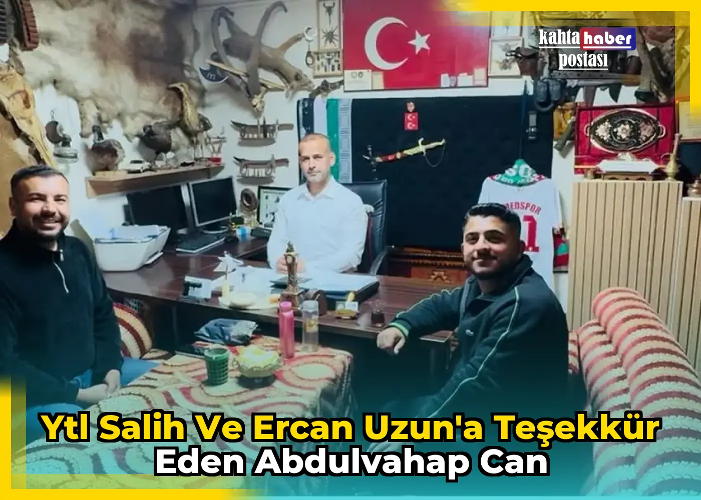 Ytl Salih ve Ercan Uzun'a Teşekkür Eden Abdulvahap Can
