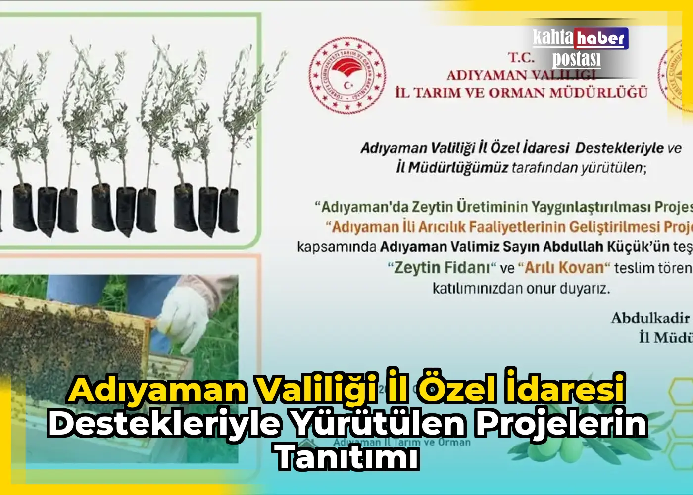 Adıyaman Valiliği İl Özel İdaresi Destekleriyle Yürütülen Projelerin Tanıtımı