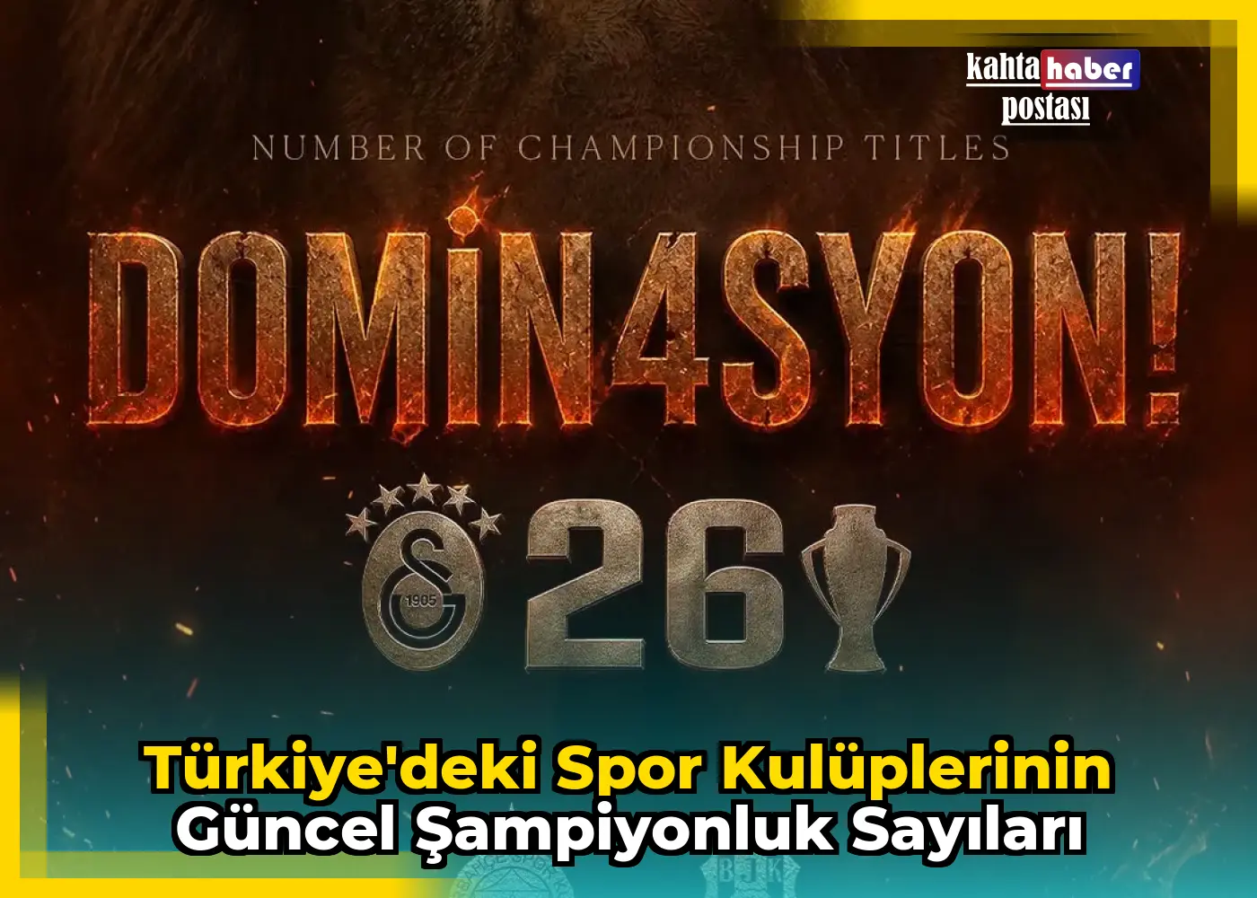 Türkiye'deki Spor Kulüplerinin Güncel Şampiyonluk Sayıları