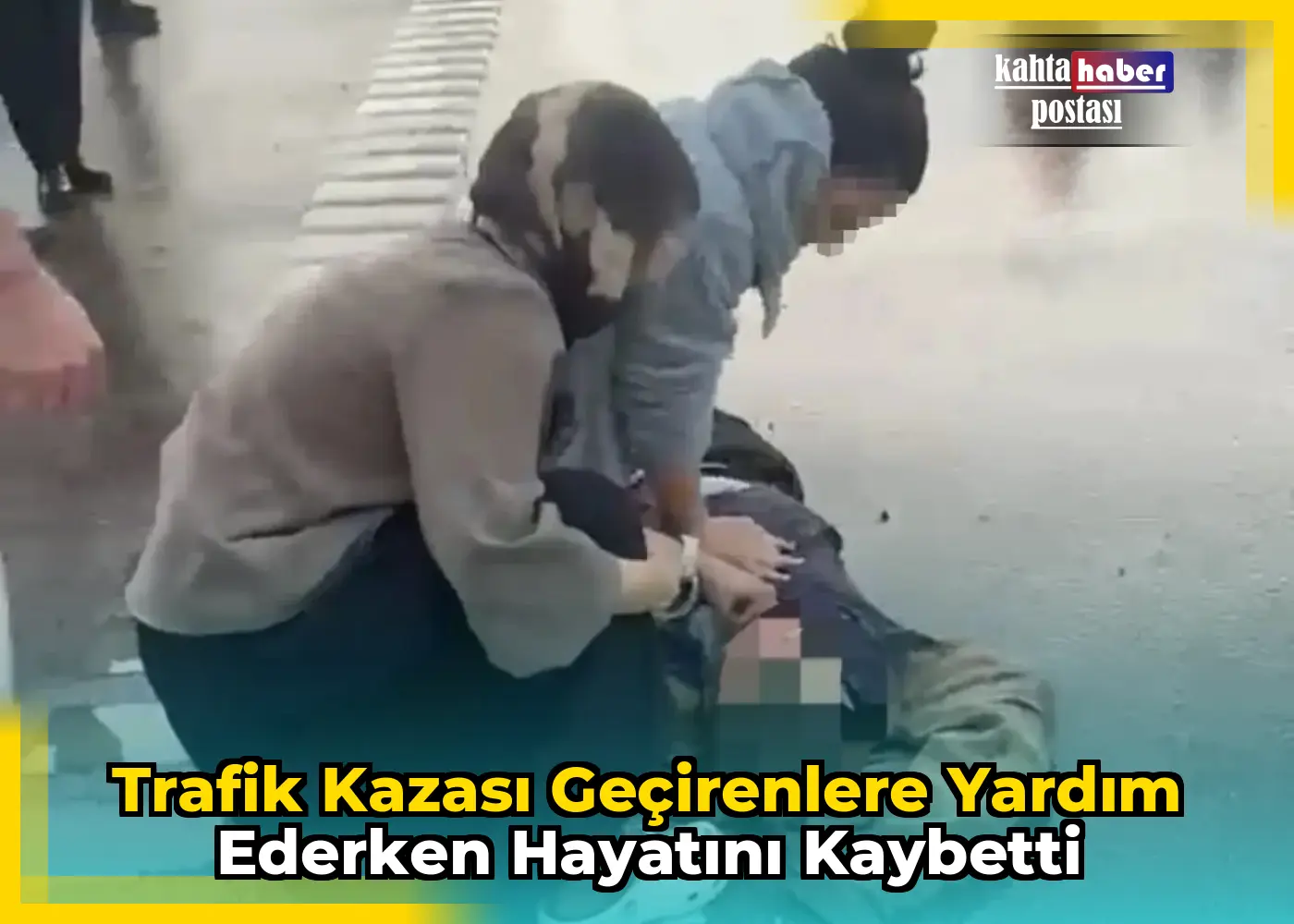 Trafik Kazası Geçirenlere Yardım Ederken Hayatını Kaybetti
