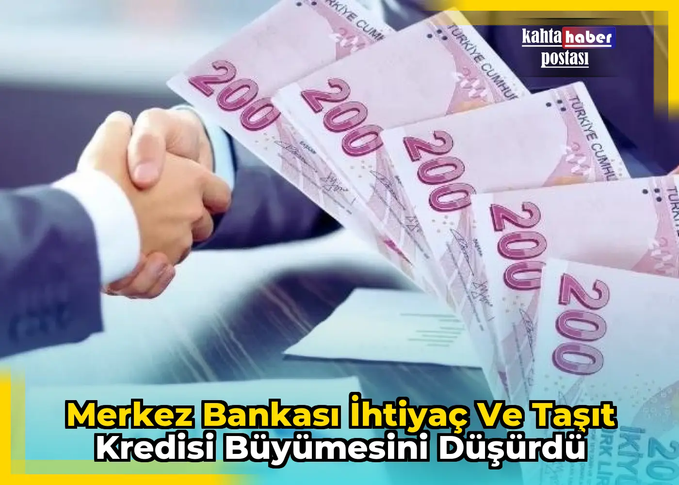 Merkez Bankası İhtiyaç ve Taşıt Kredisi Büyümesini Düşürdü