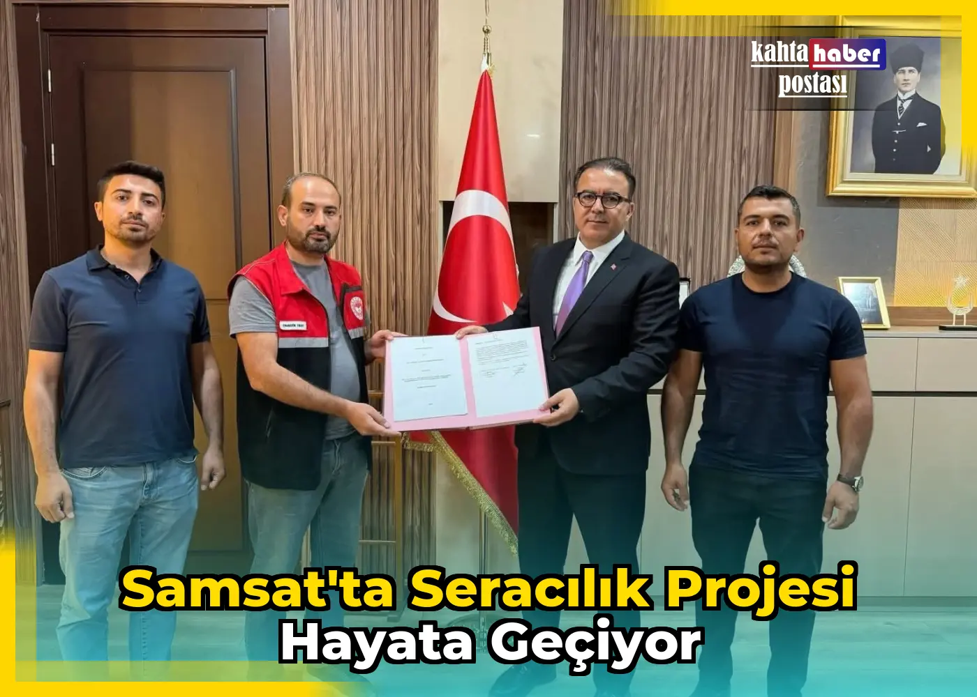 Samsat'ta Seracılık Projesi Hayata Geçiyor