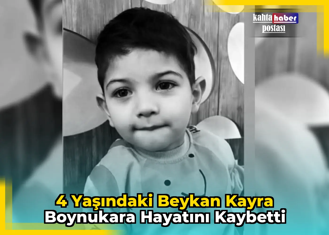 4 Yaşındaki Beykan Kayra Boynukara Hayatını Kaybetti