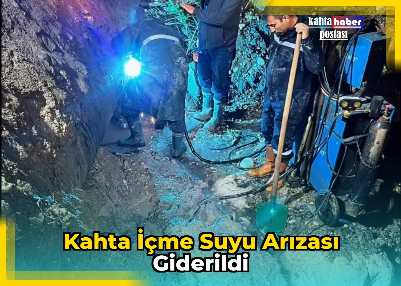 Kahta İçme Suyu Arızası Giderildi