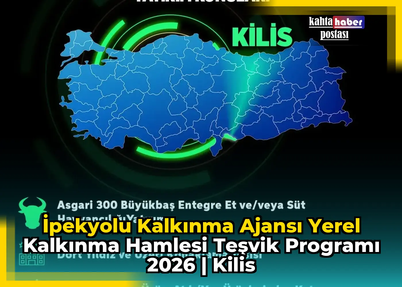 İpekyolu Kalkınma Ajansı Yerel Kalkınma Hamlesi Teşvik Programı 2026 | Kilis